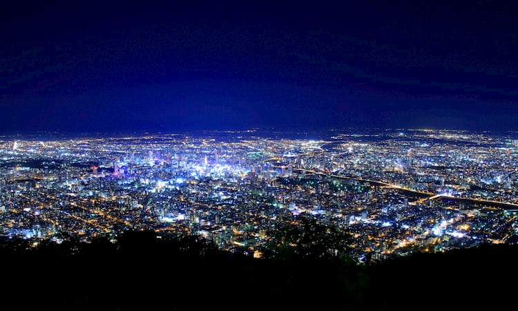 藻岩山の夜景