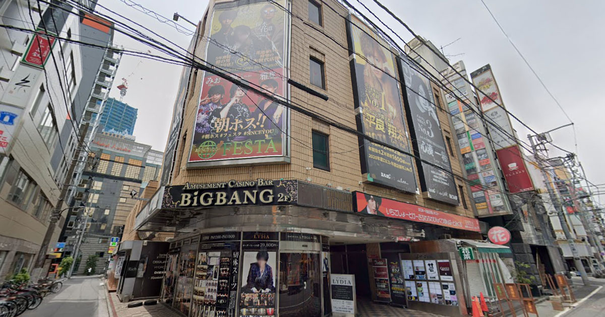 ホストクラブが入居している歌舞伎町のビル「Lee2ビル」