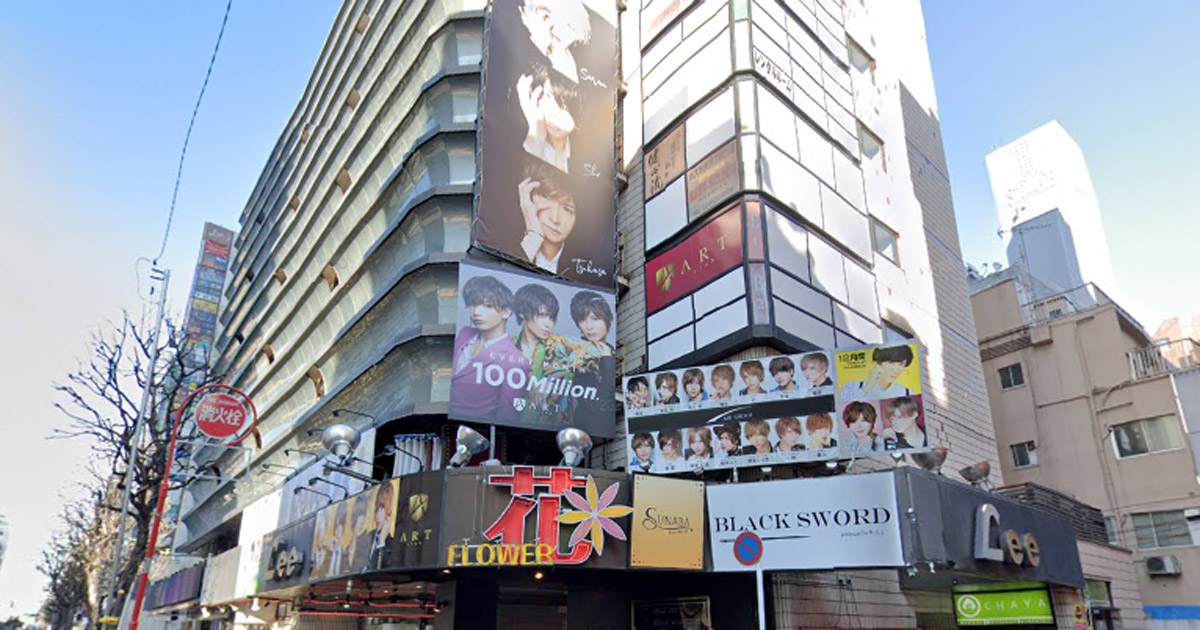 ホストクラブが入居している歌舞伎町のビル「Lee3ビル」