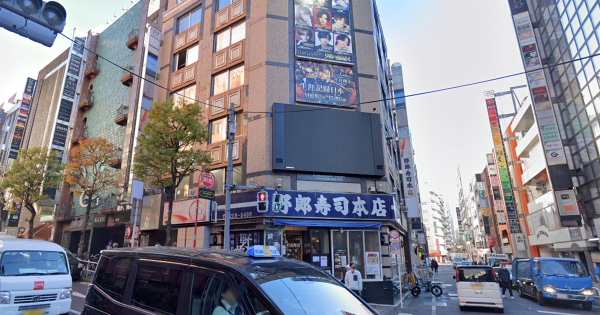 ホストクラブが入居している歌舞伎町のビル「ジェスト3ビル」