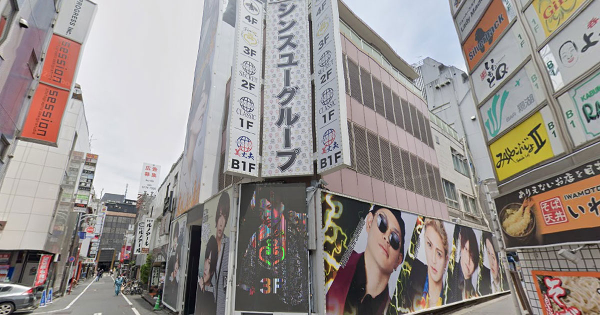 ホストクラブが入居している歌舞伎町のビル「白鵬第26ビル」