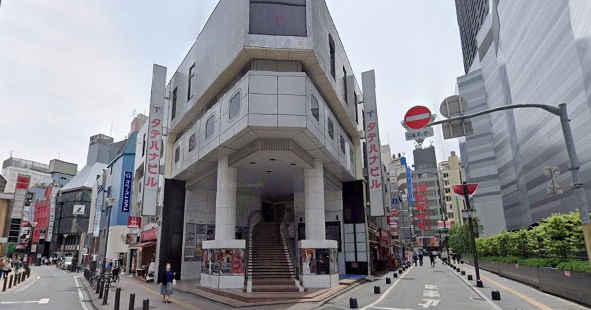 ホストクラブが入居している歌舞伎町のビル「タテハナビル」