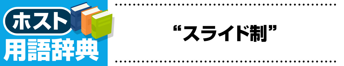 【ホスト用語】スライド制