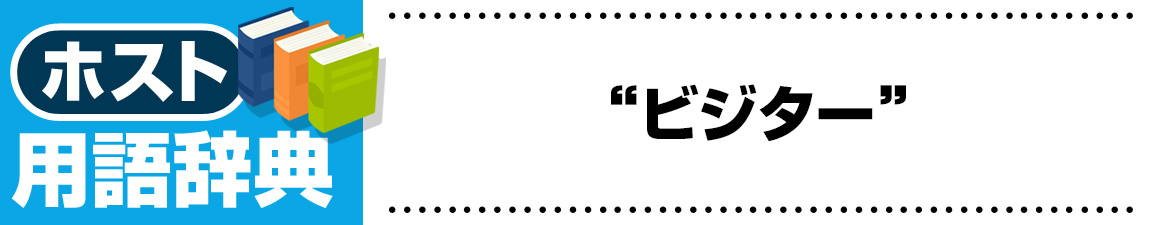 【ホスト用語】ビジター